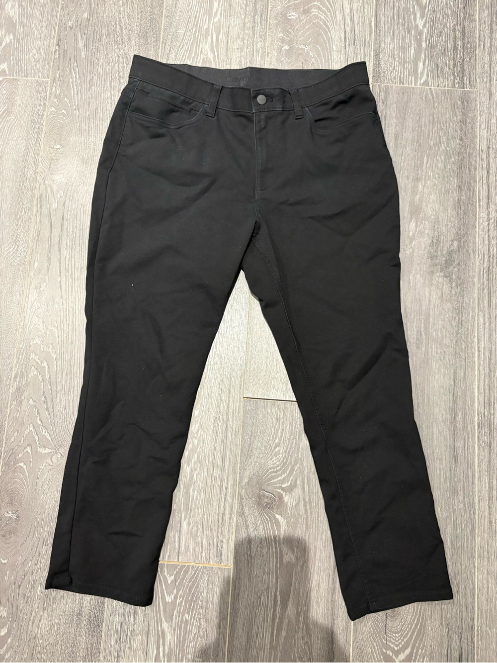 Calvin Klein Men's Black Chinos